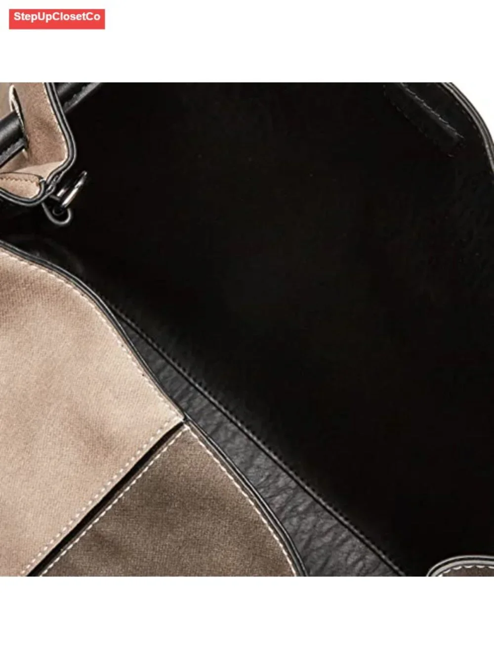 Calvin Klein Vegan Leather Tote with Removable Wristlet